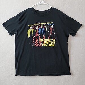 New Kids On The Block 2019 Tour TShirt Womens XL Short Sleeve Black NKOTB EUC
